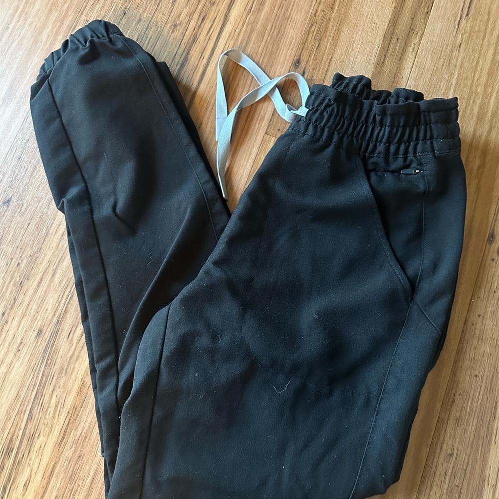 Figs Black Jogger Pants
